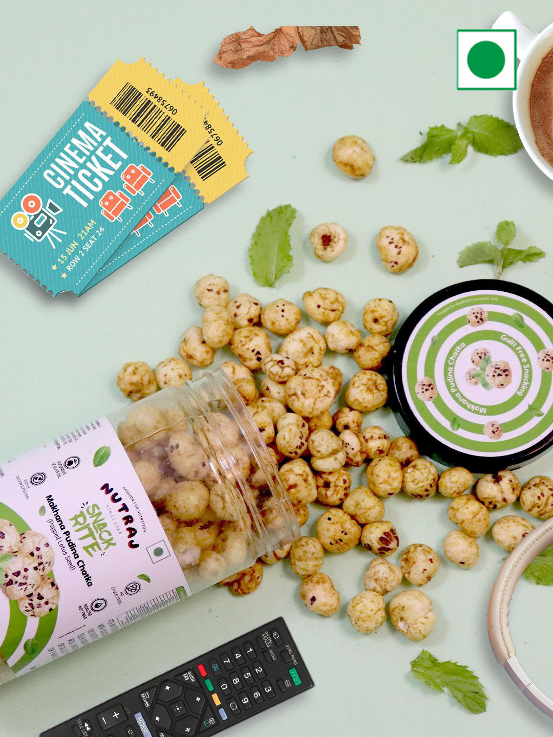 Nutraj Peri Peri Roasted Makhana - 70 g