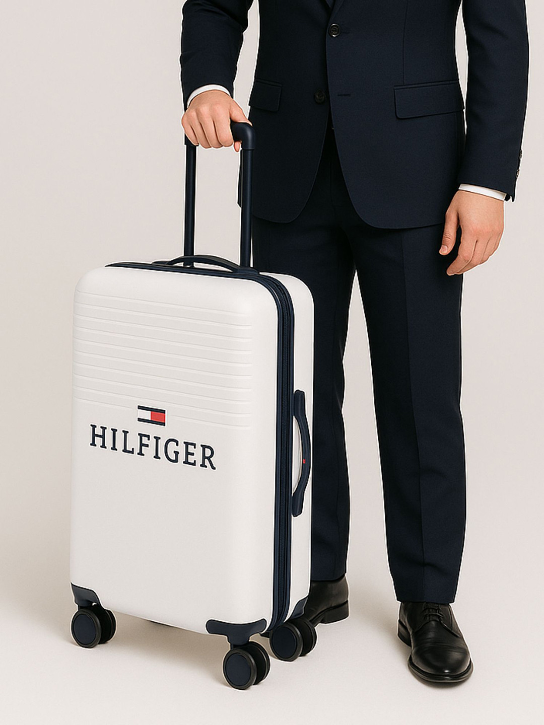 Tommy Hilfiger Mckinley Printed Hard-Sided Cabin Trolley Bag