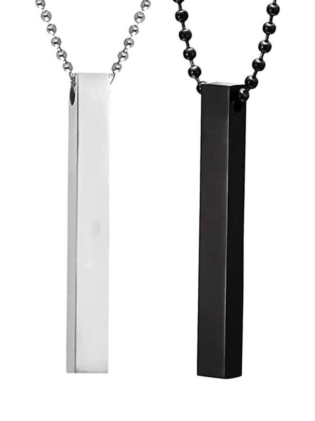 Teeragaj Unisex Set Of 2 Pendants With Chains