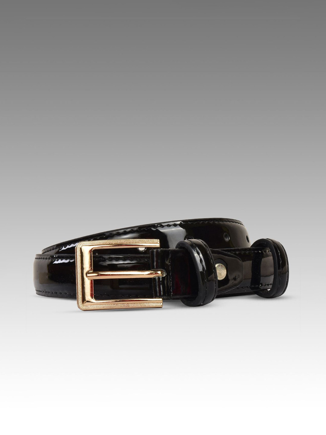 LONGHORNS Women Midnight Shine Slim Belt With A Tang Closure