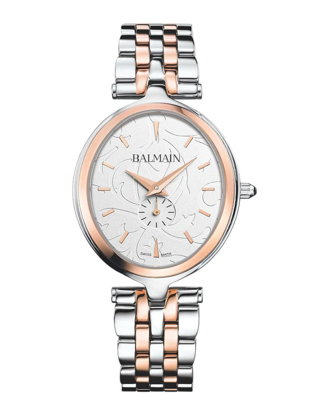 Balmain Women Textured Oval Foldover and Butterfly Regular Analogue Watch - B81183315