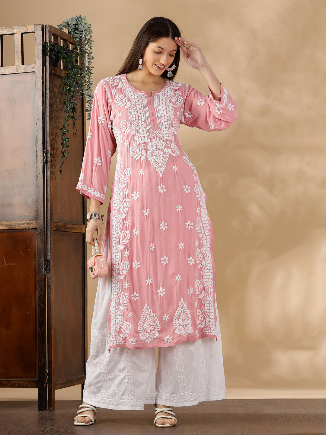 Club Loom Women Floral Printed Festive A-Line Kurta