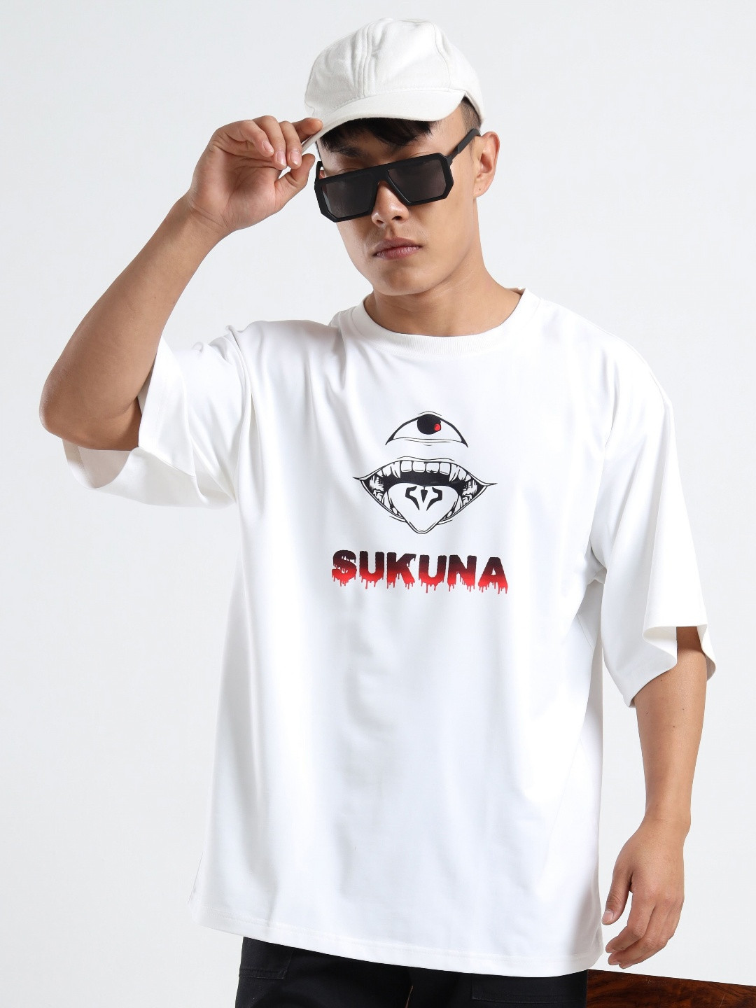 MOHICANS Men Printed Oversized Cotton T-Shirt