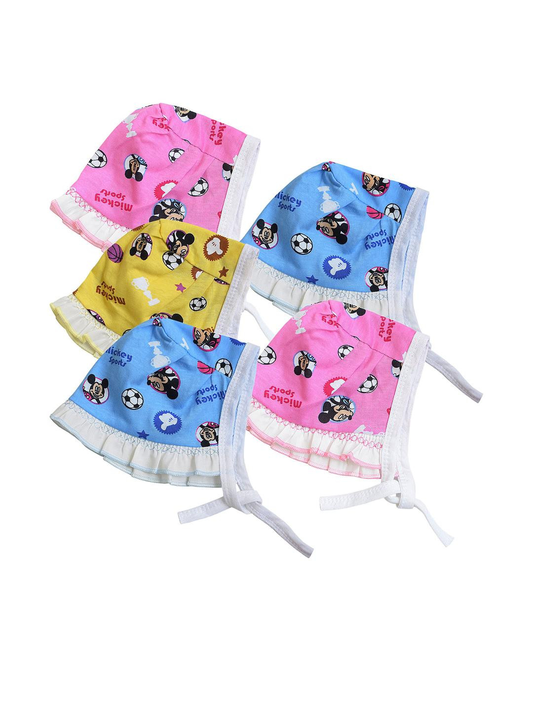 KIDSKA Kids Pack of 5 Printed Cap