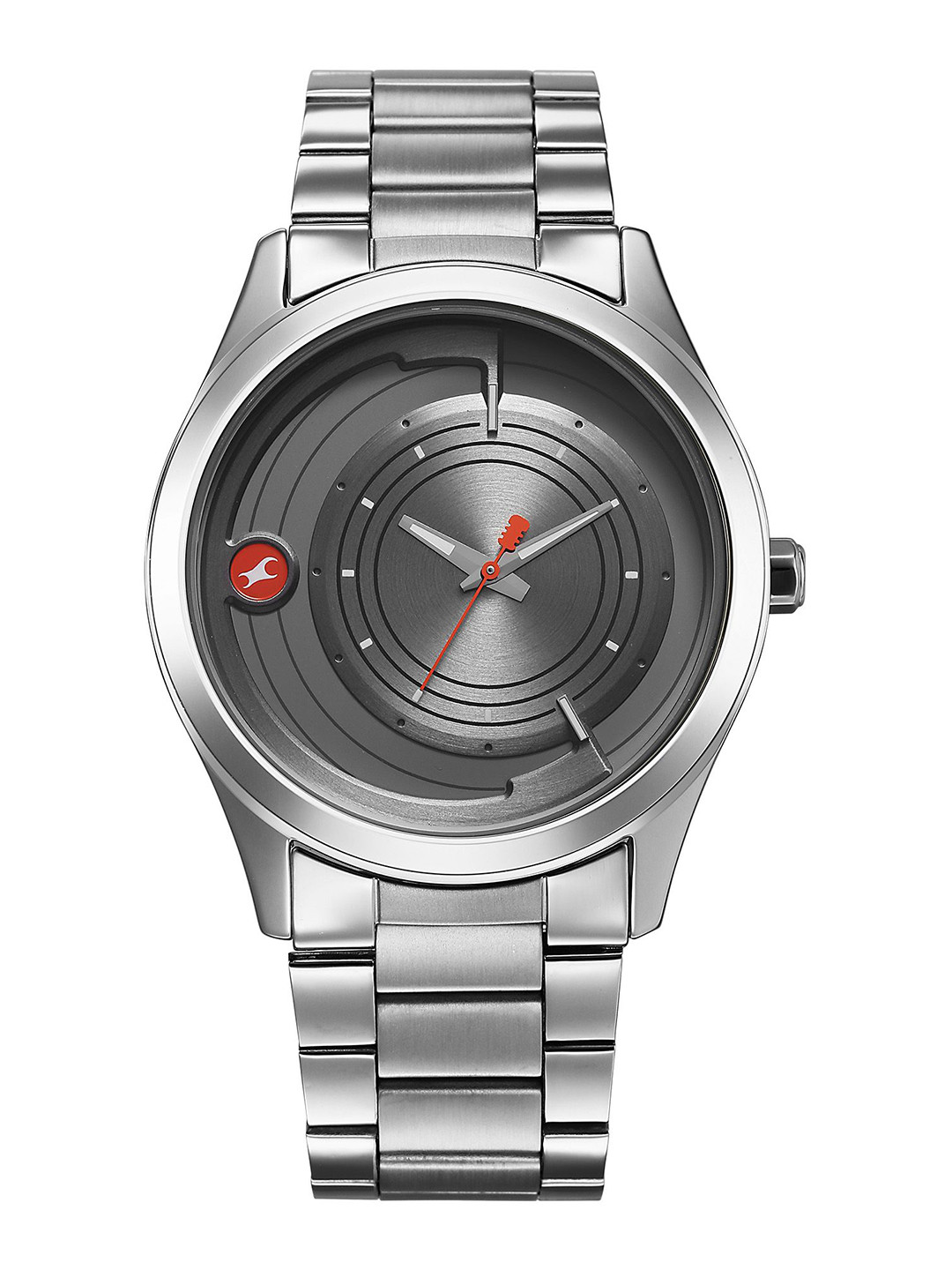 Fastrack Groove Quartz Round Dial Men's Watch - 3317SM04