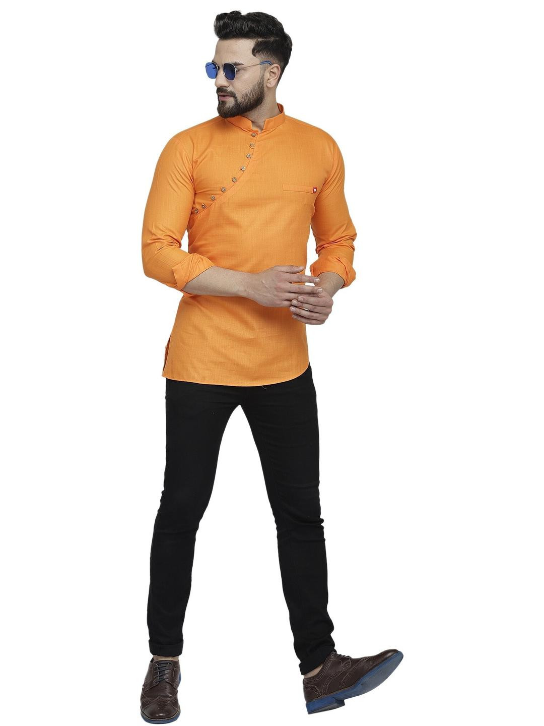 B BEN Men Yellow Kurtas