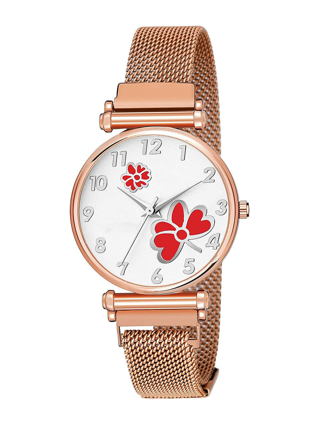 Gopal Shopcart Unisex Dial & Bracelet Style Straps Analogue Watch Csamon 34 Rose gold 315
