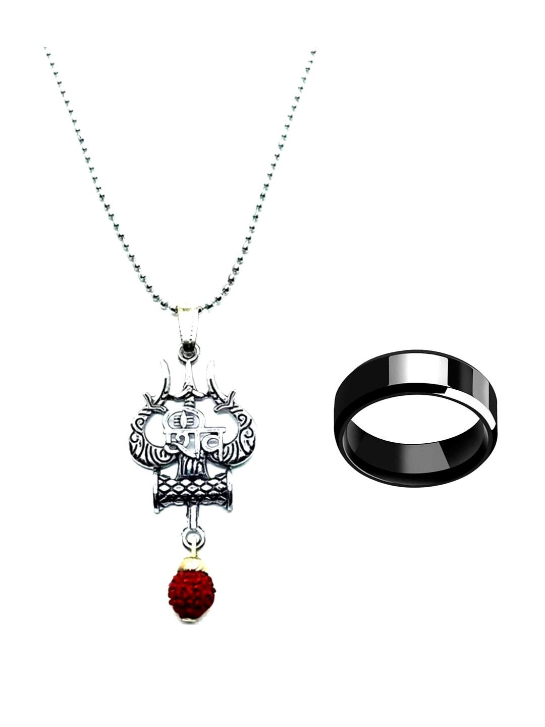 Dynamic Retail Global Men Stainless Steel Chain with Ring