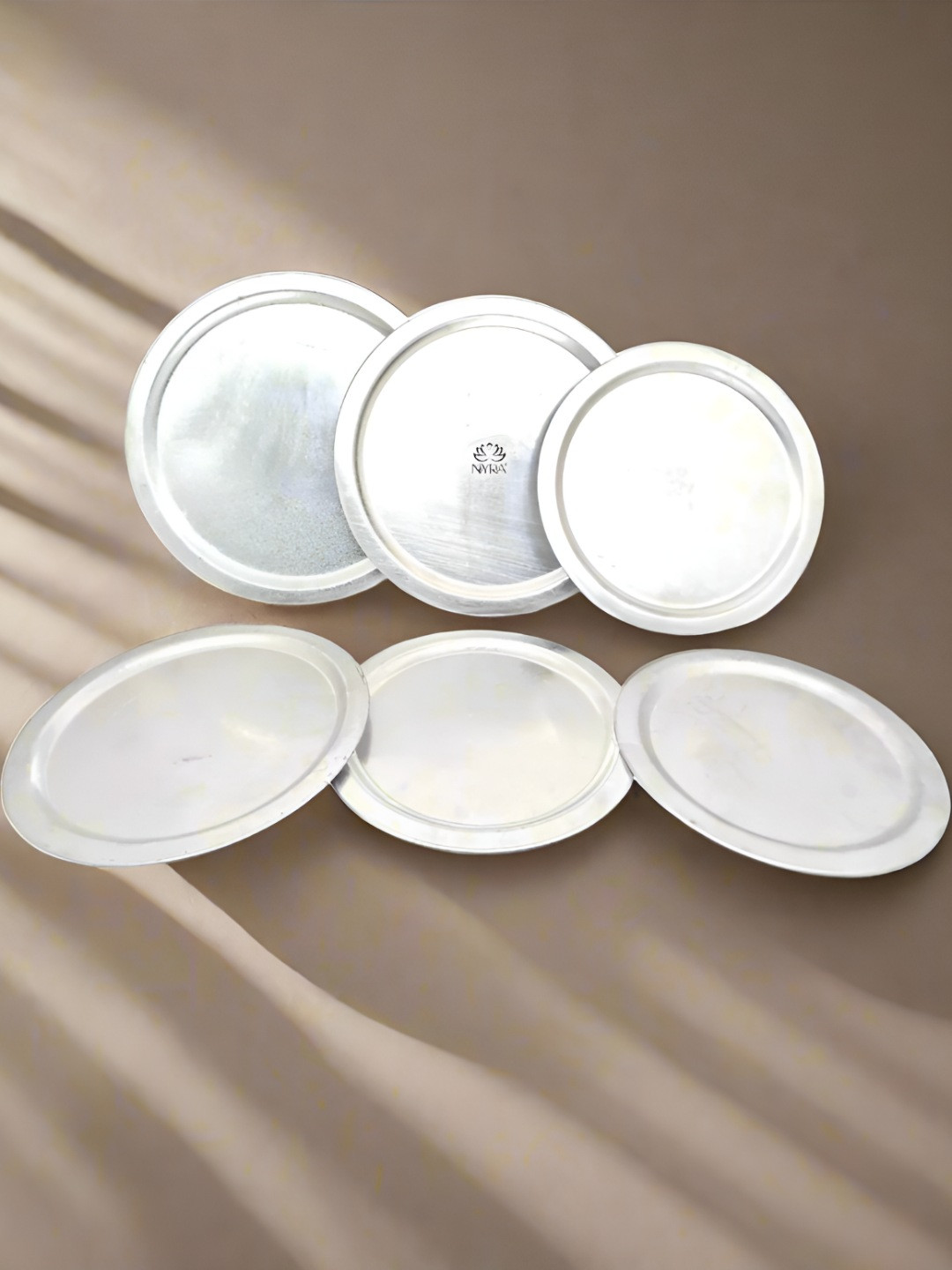 Nyra Kitchenware 6Pcs White Sturdy & Lightweight Cookware Lids