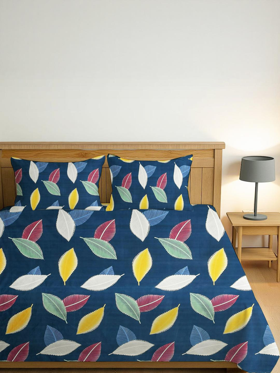 IVAZA Navy Blue Bedsheets