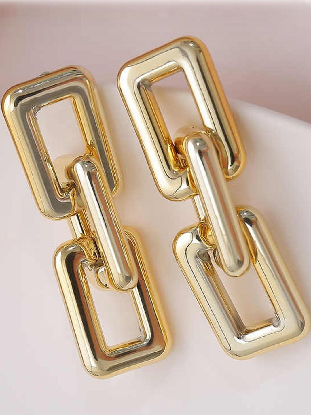 Adornity Women Gold Earrings