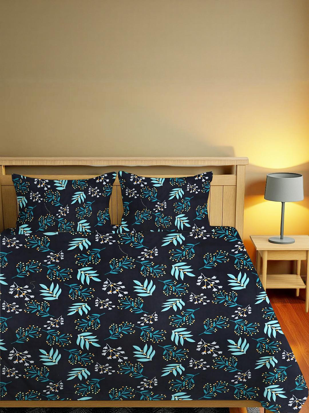 IVAZA Turquoise Blue Bedsheets