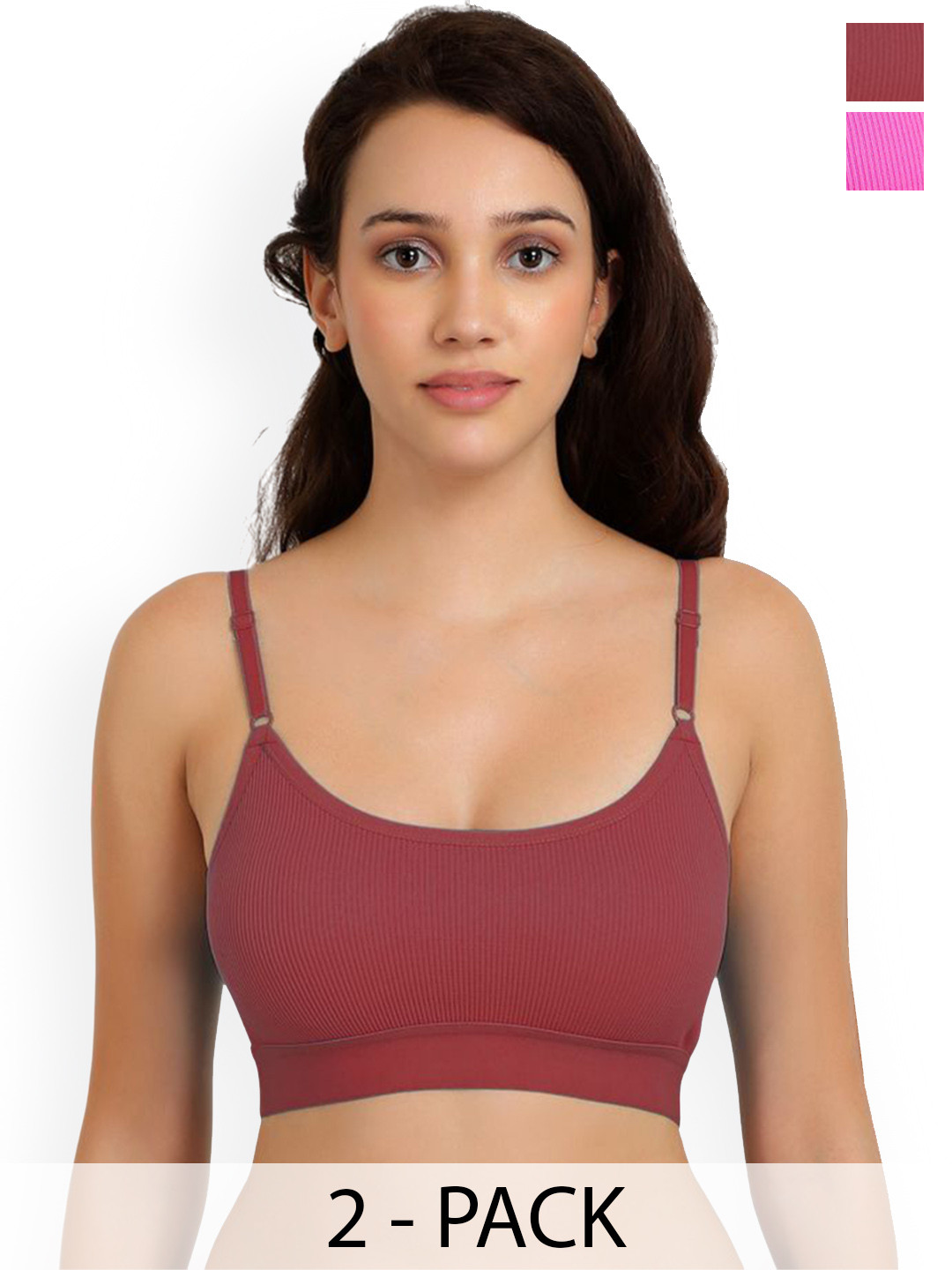 Samvar Pack Of 2 Non Padded Lingerie Sets B_Goma Set_M,P