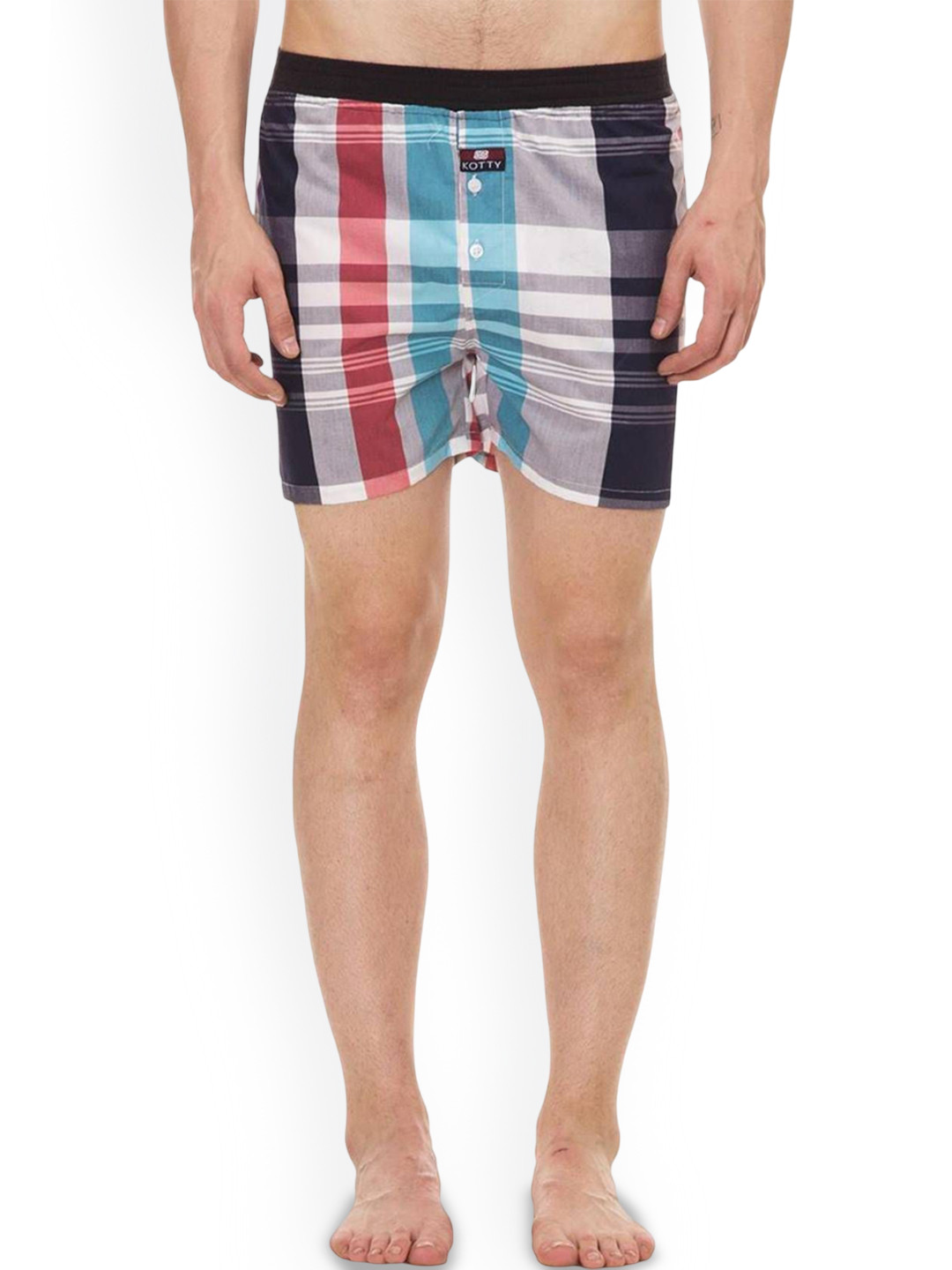 Stylecast X Kotty Checked Mid-Rise Boxers SCKKTTNEWBOXER21S