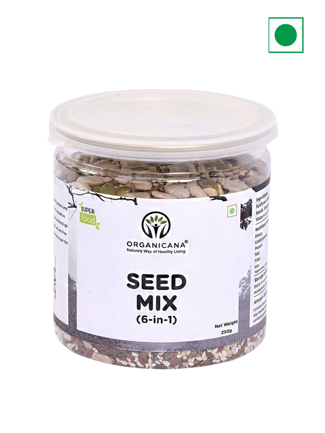 Organicana 6 In 1 Mix Seeds - 250 g