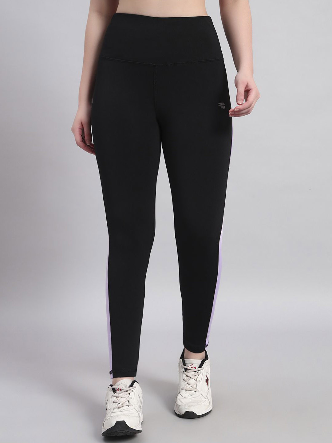 CLOTHWIK COLLECTION Women Colourblocked Slim-Fit Tights