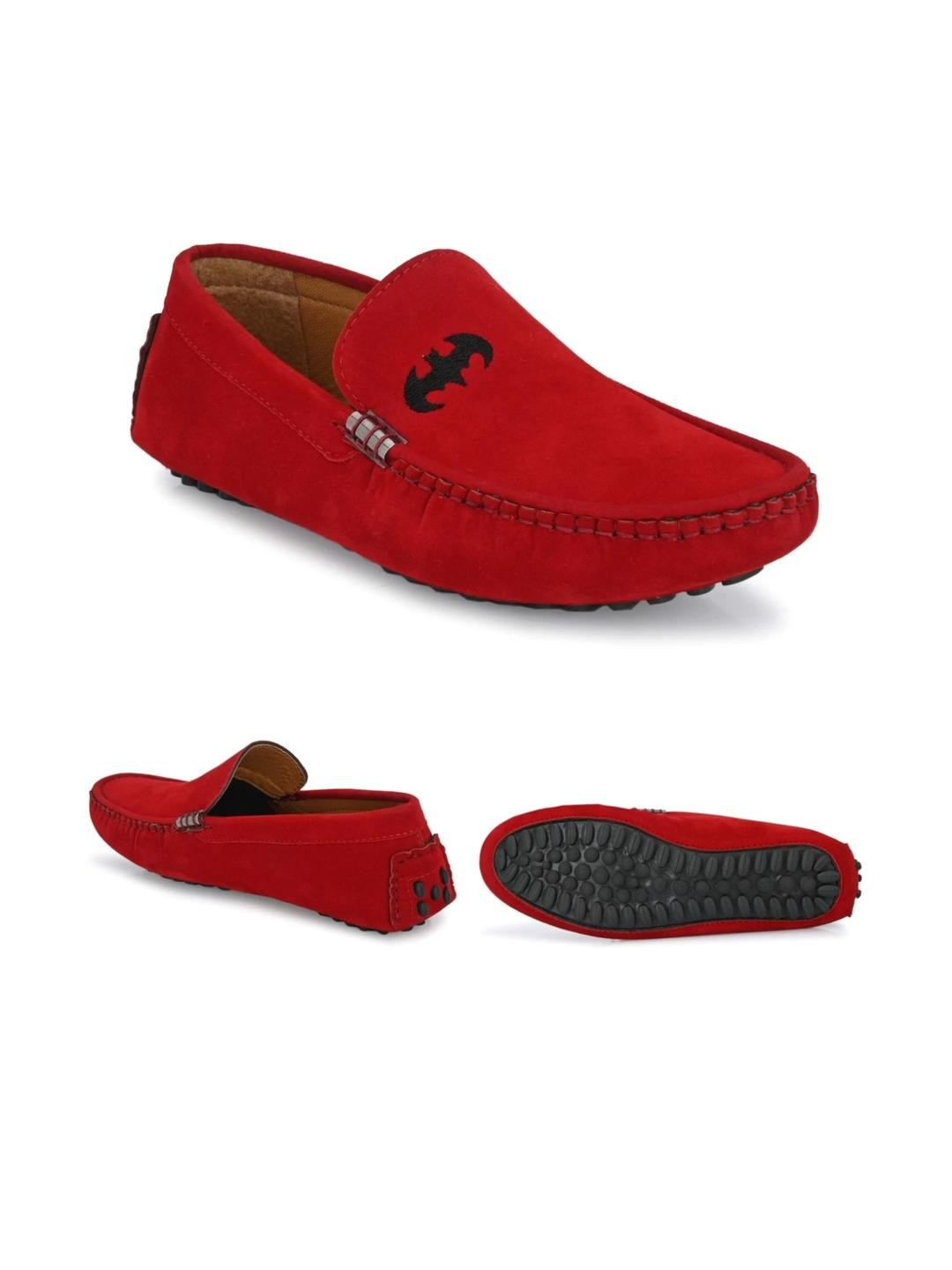CHAVI COLLECTION Men Red Loafers