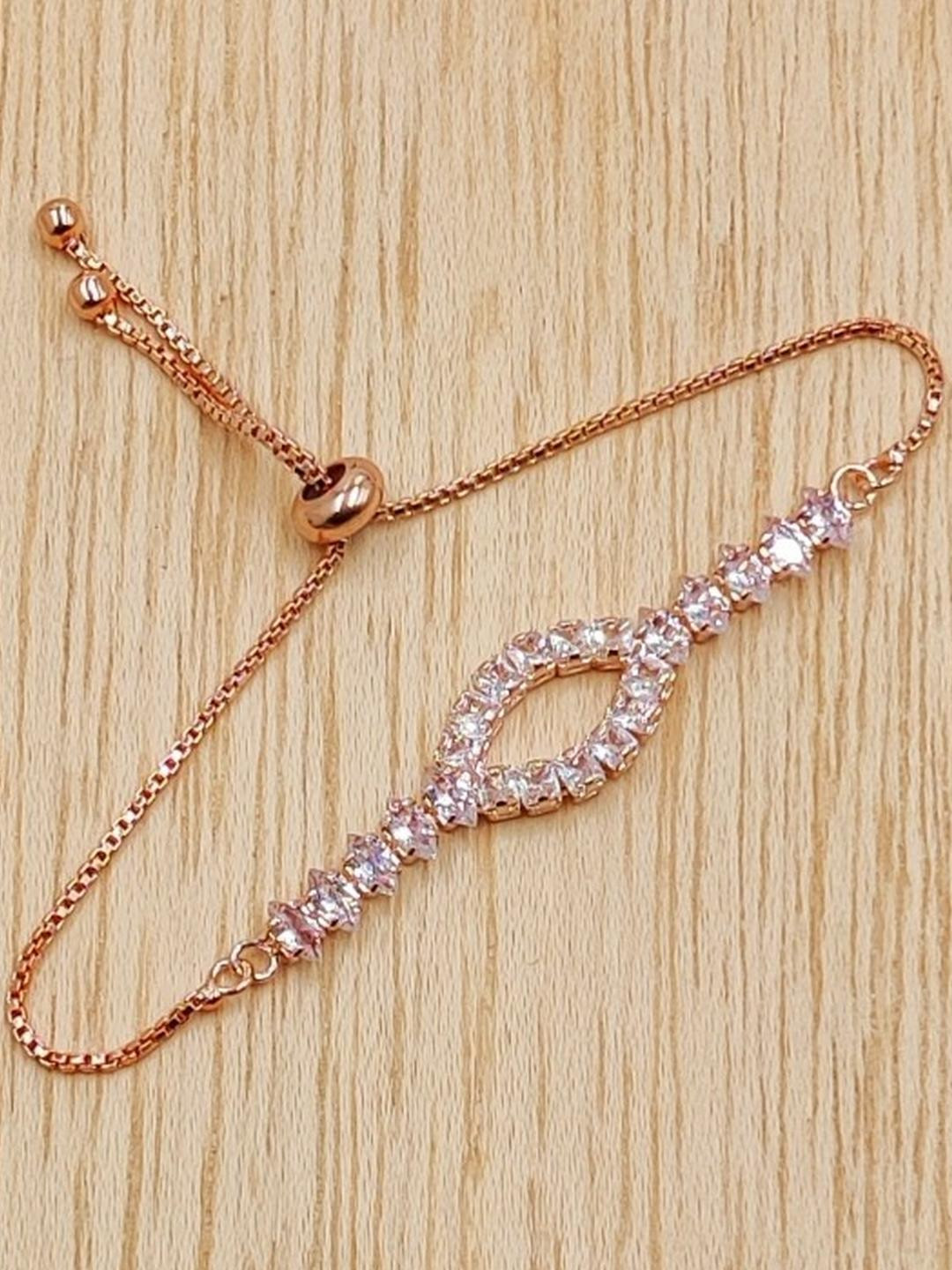 JK FASHION DEAL Women Rose Gold Bracelet