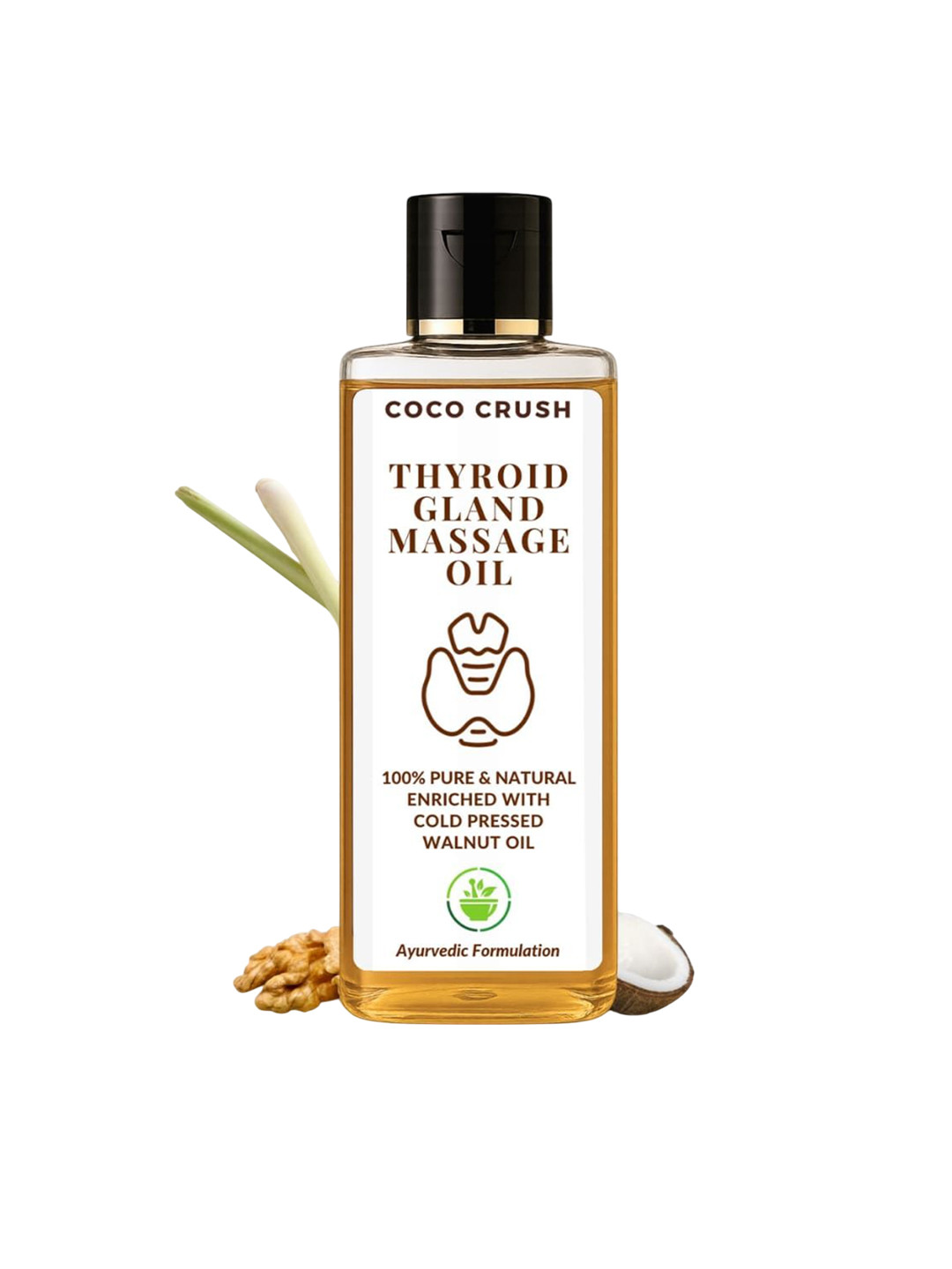 Coco Crush Ayurvedic Thyroid Massage Oil - 100 ml