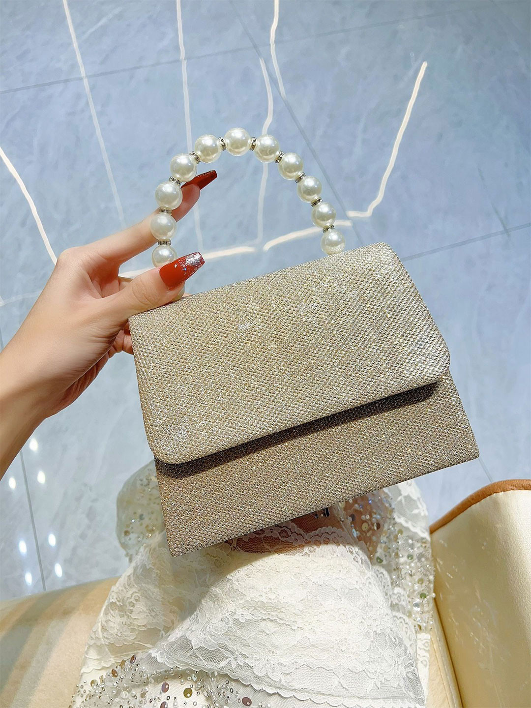 StyleCast x Revolte Structured Handheld Bag
