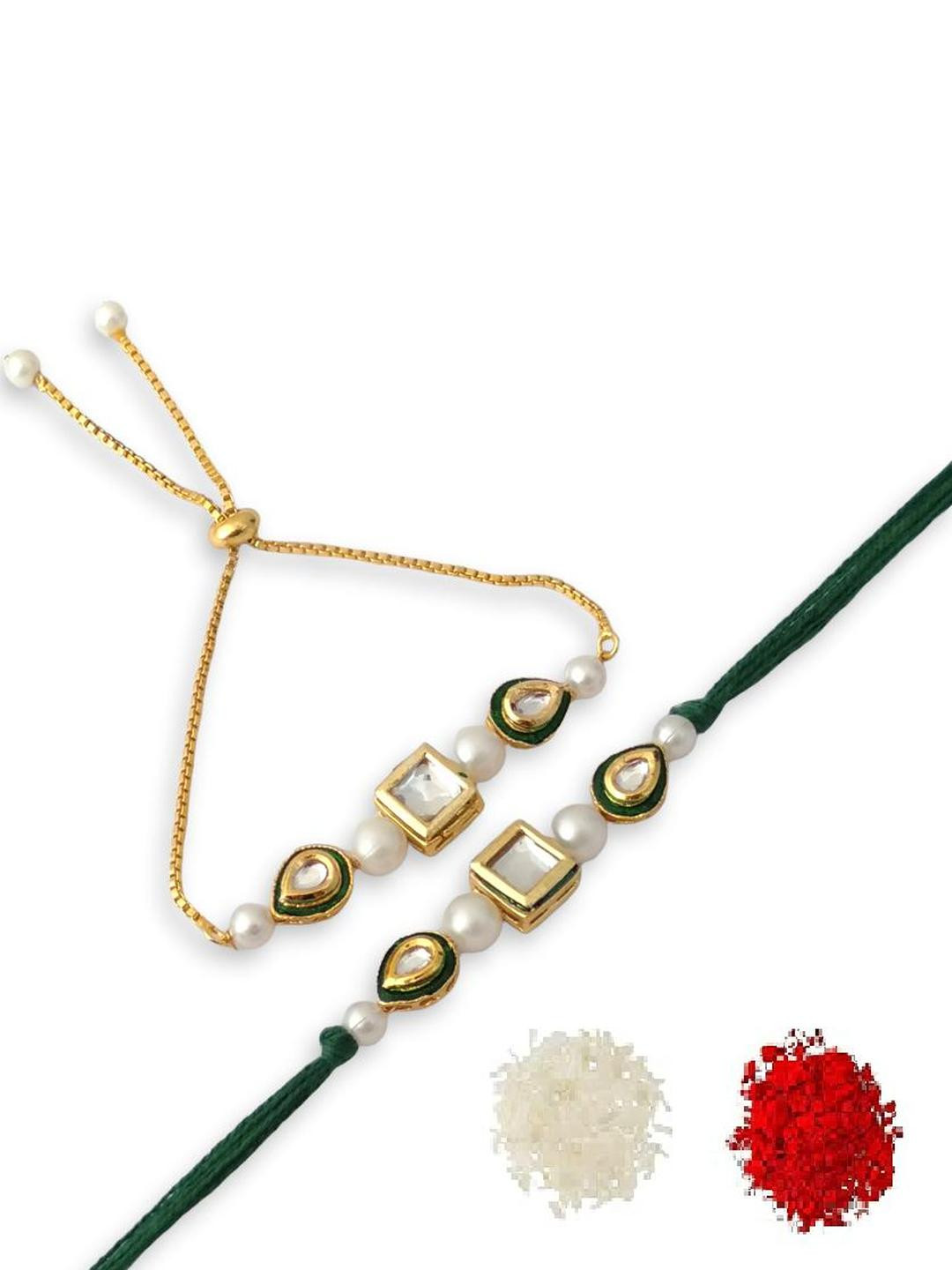 Handmade Theard Rakhi for Bhaiya-Bhabhi/men/boys/sister