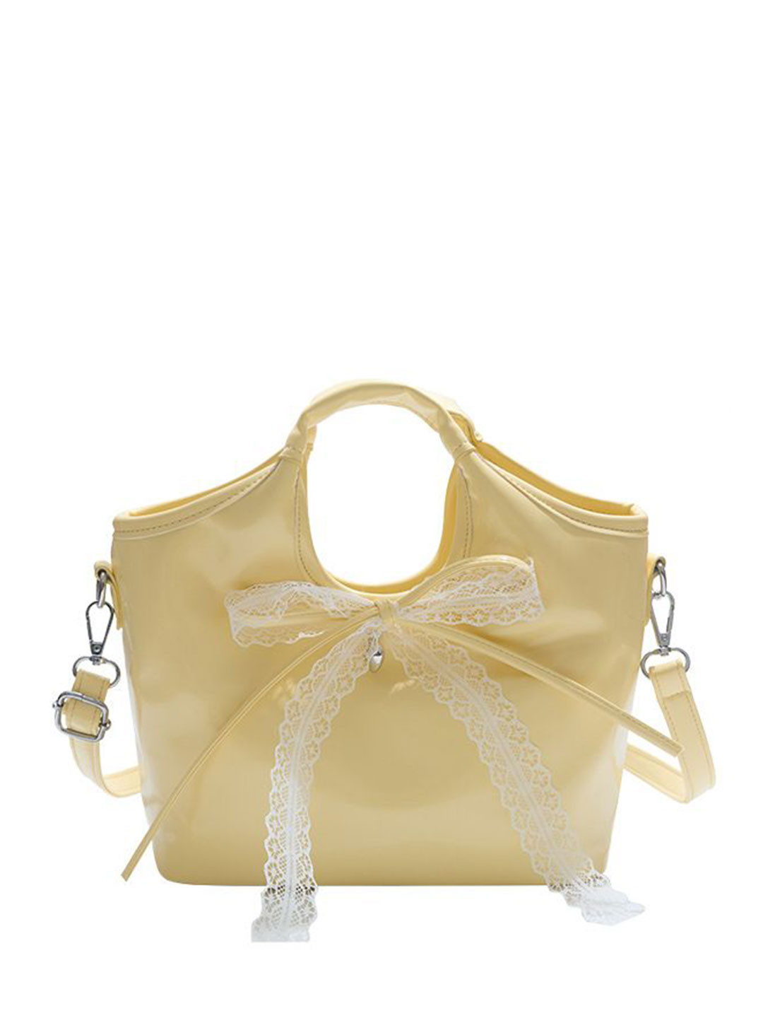 StyleCast x Revolte Women Bow Detail One Handle Handheld Bag