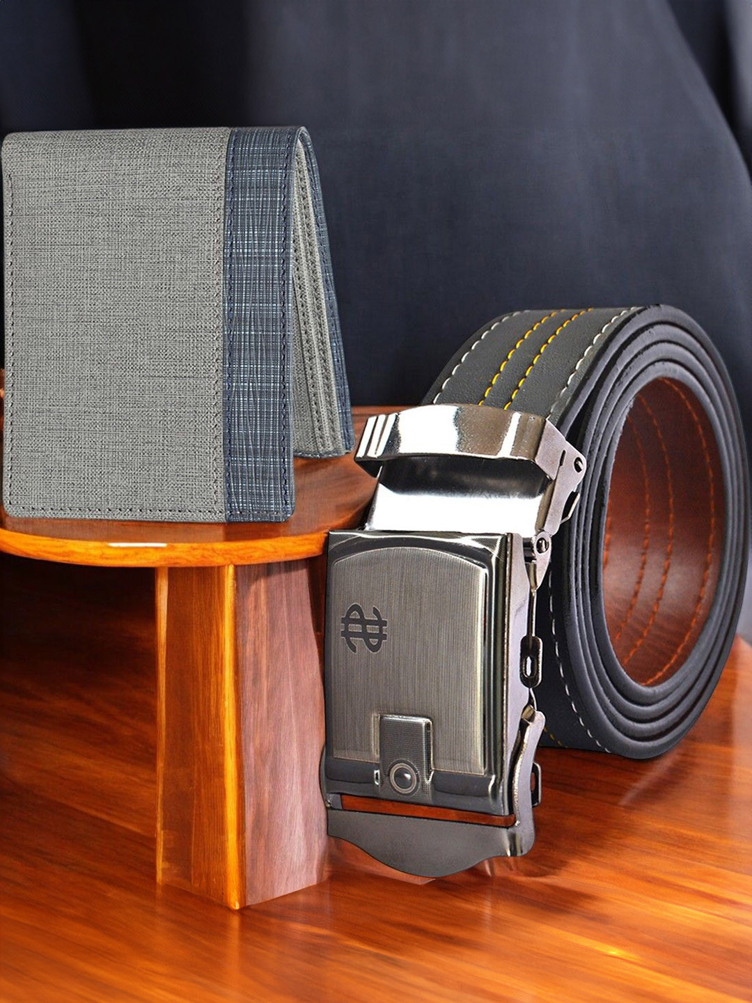 Provogue Men Accessory Gift Set Wallet and Belt
