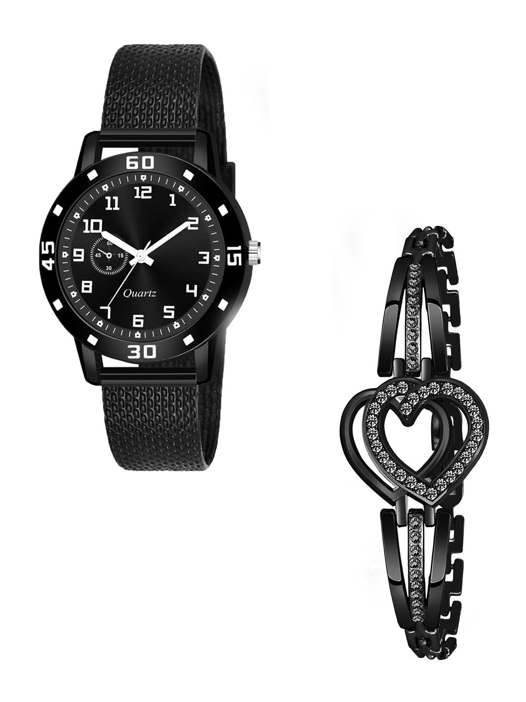 Gopal Shopcart Unisex Bracelet Style Analogue Watch With Bracelet C1001BLK Aeivyo S W H