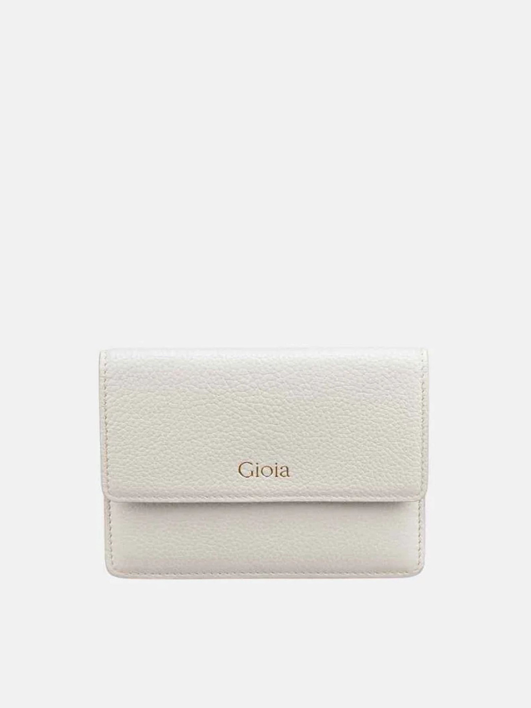 GIOIA Women Off White Leather Ava Wallet
