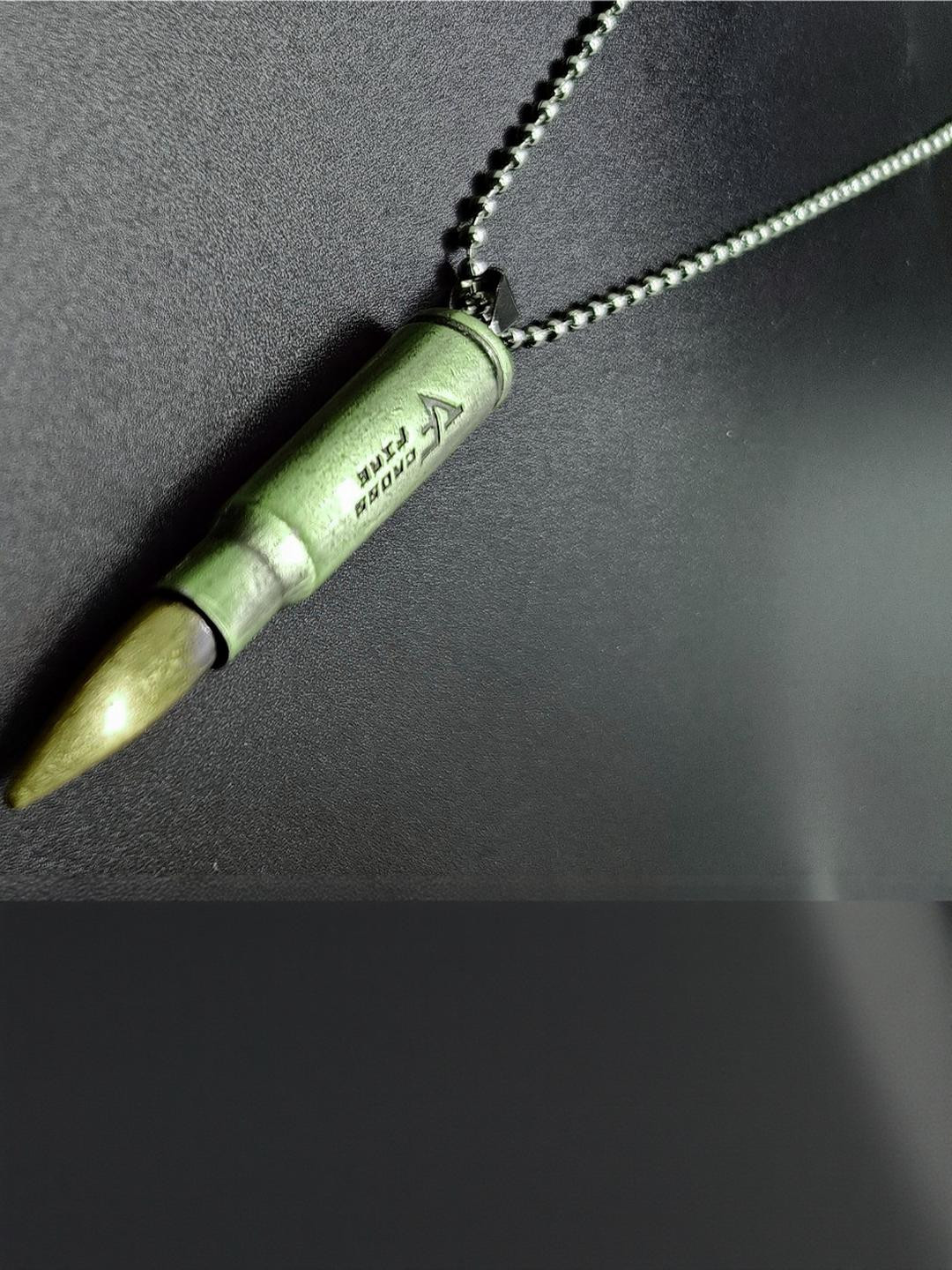 Dynamic Retail Global Bullet Pendant with Chain