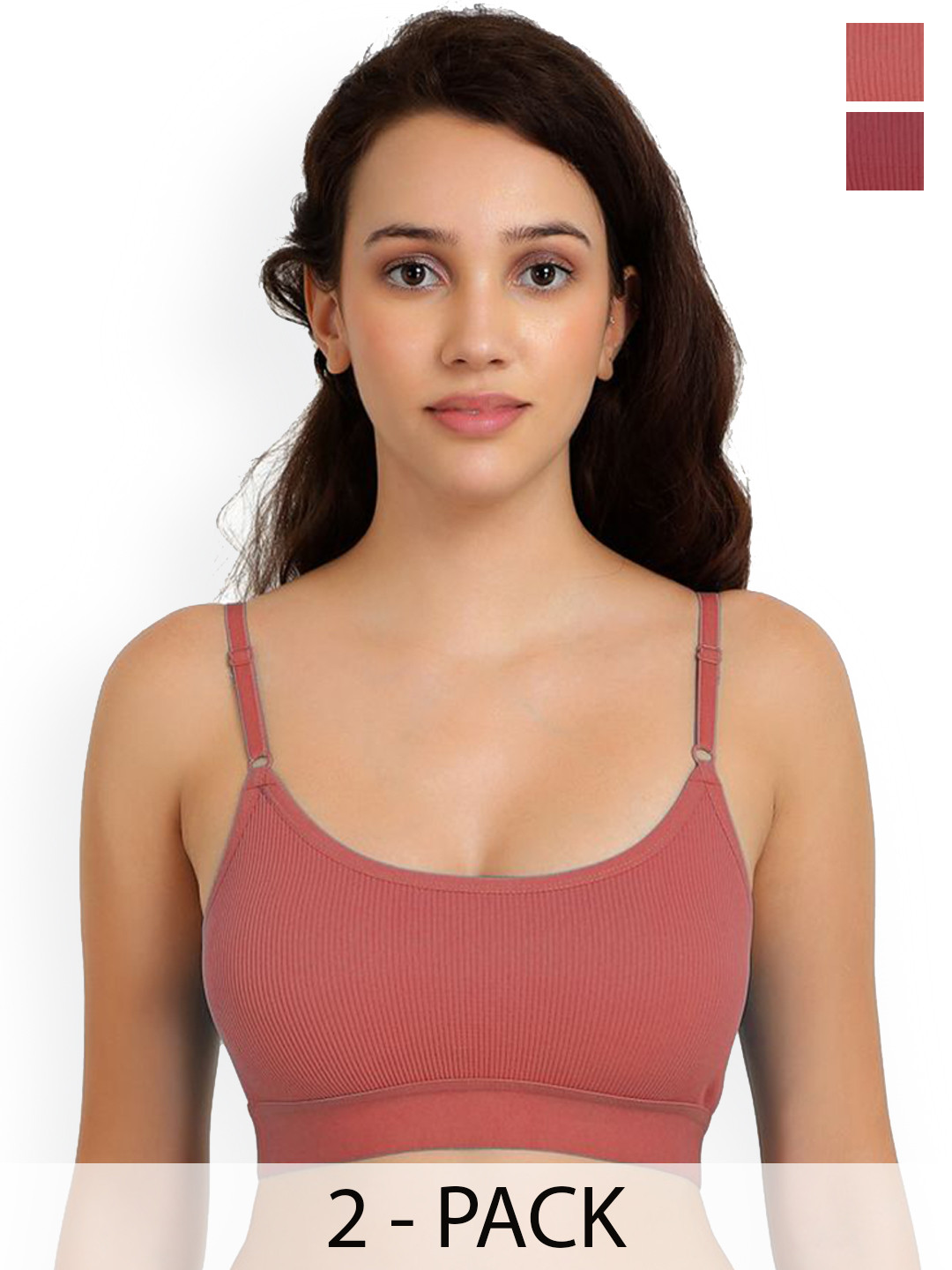 Samvar Pack Of 2 Cotton Mid-Rise Lingerie Sets Goma Set_M,O