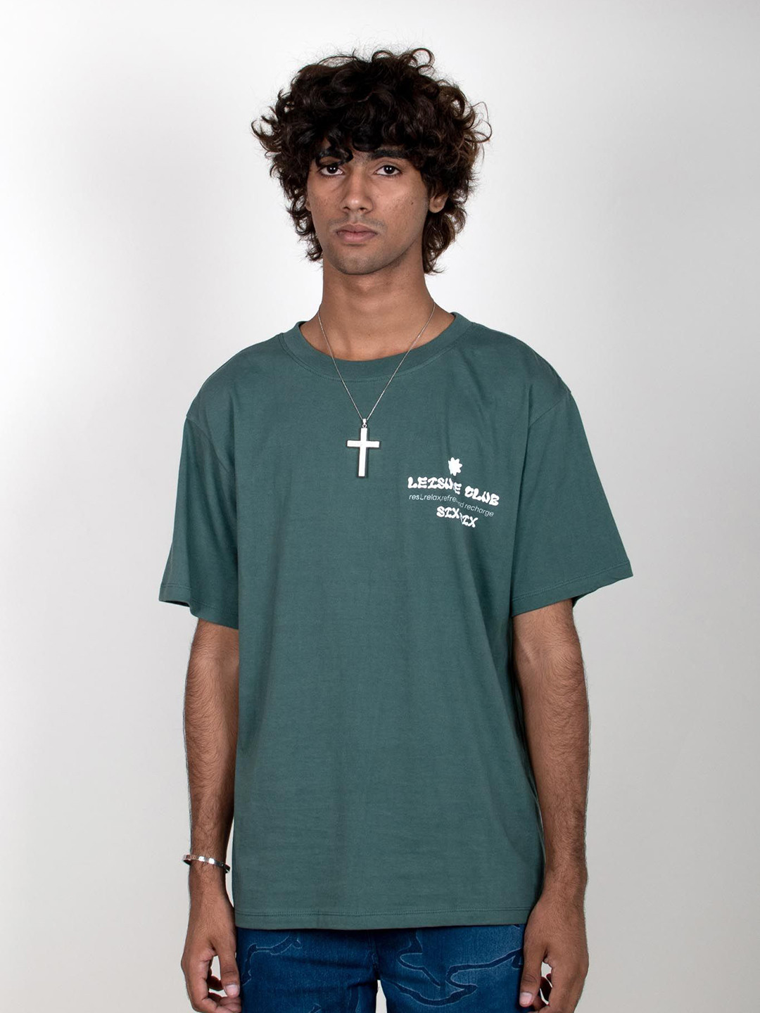 SIX5SIX Unisex Typography Printed Round Neck Cotton Relaxed Fit T-shirt