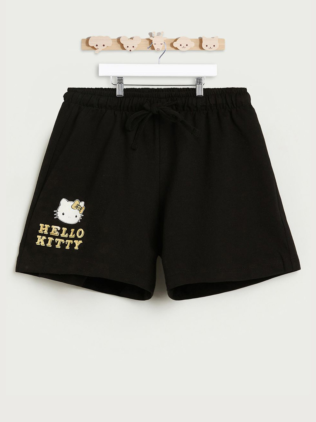 Juniors by Babyshop Girls Hello Kitty Regular Fit Mid-Rise Cotton Shorts