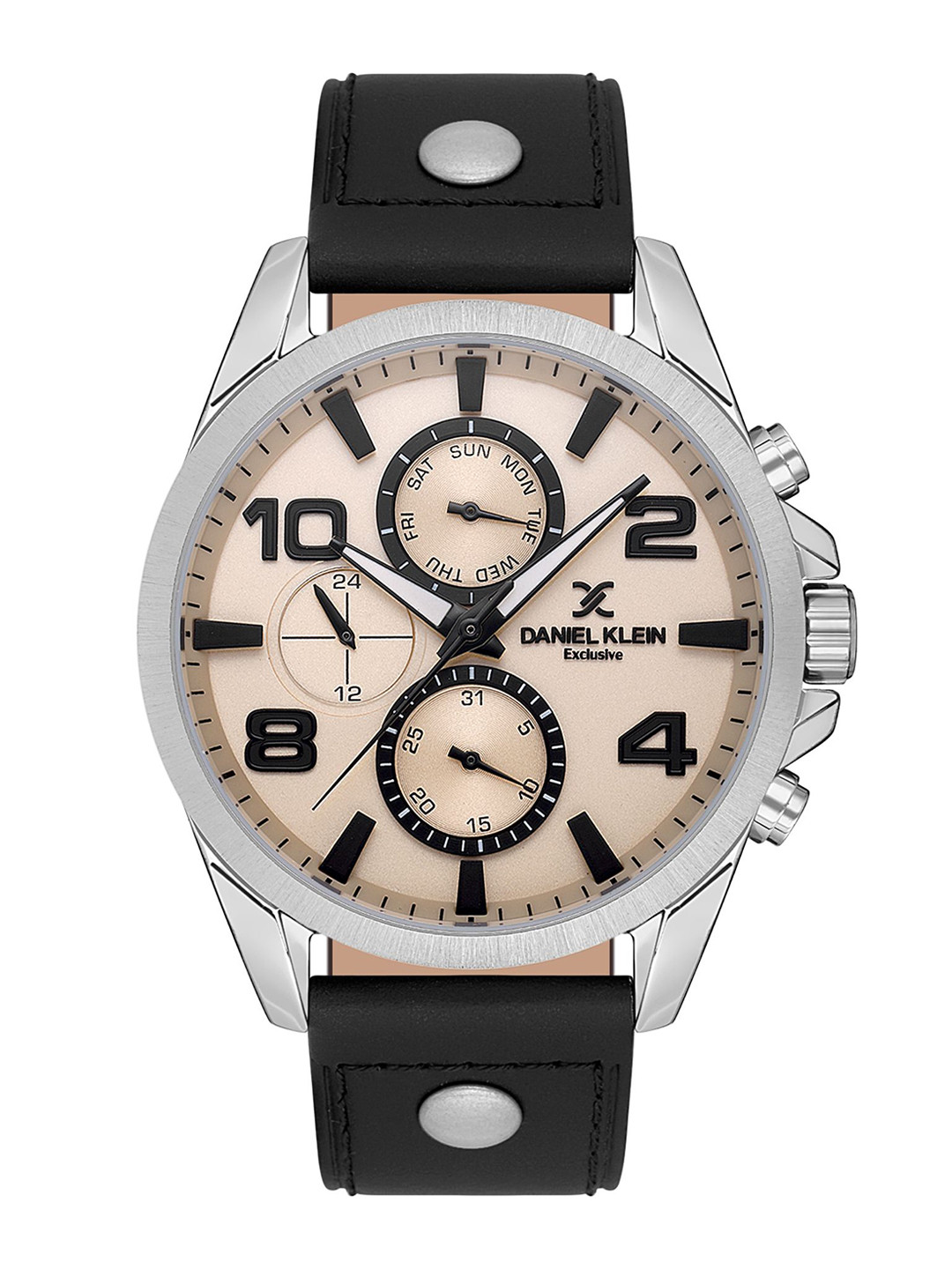 Daniel Klein Exclusive Men Dial & Leather Straps Analogue Watch DKX.1.13640-1