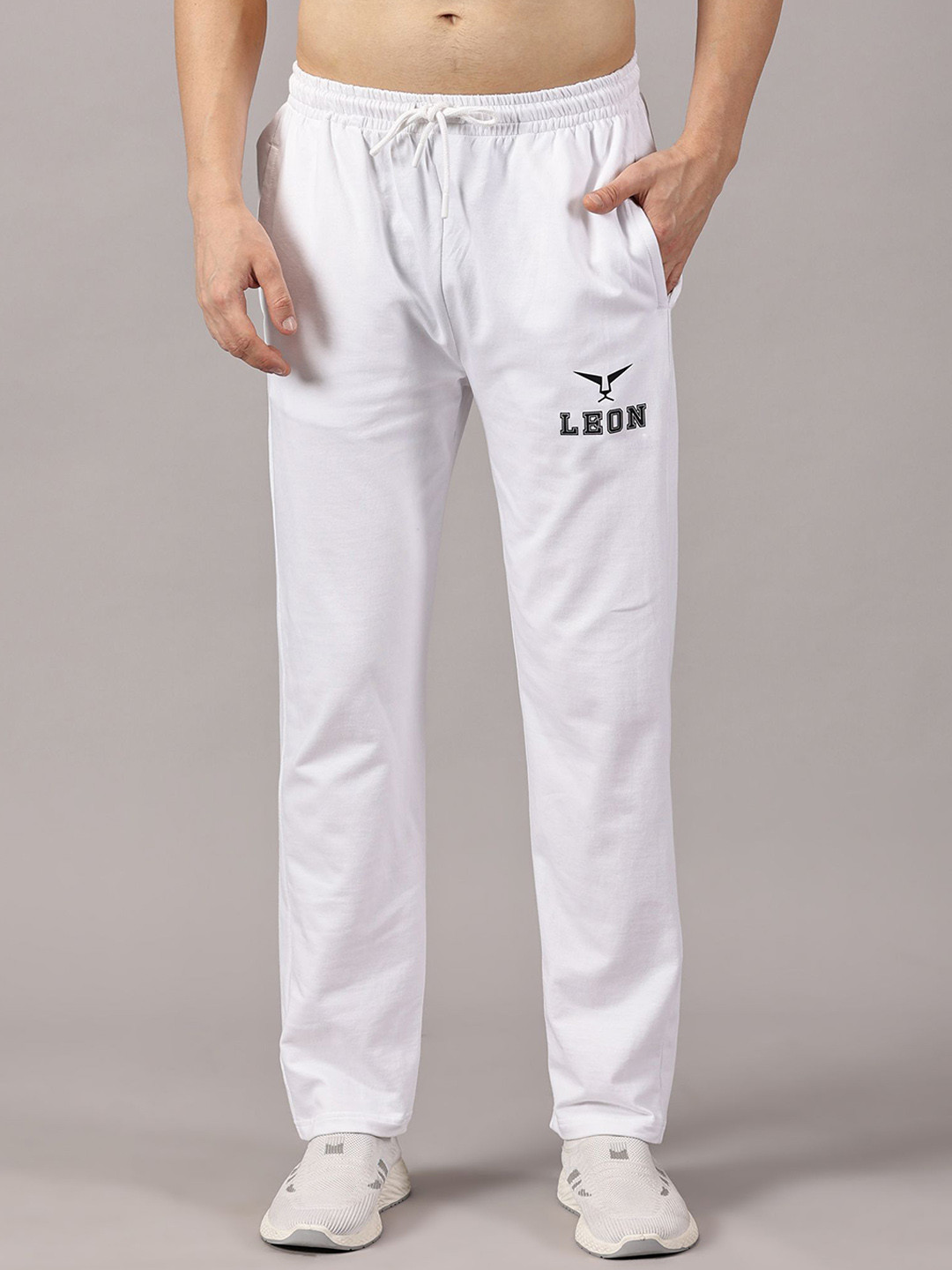 LEON Men Mid-Rise Slim Fit Activewear Track Pants