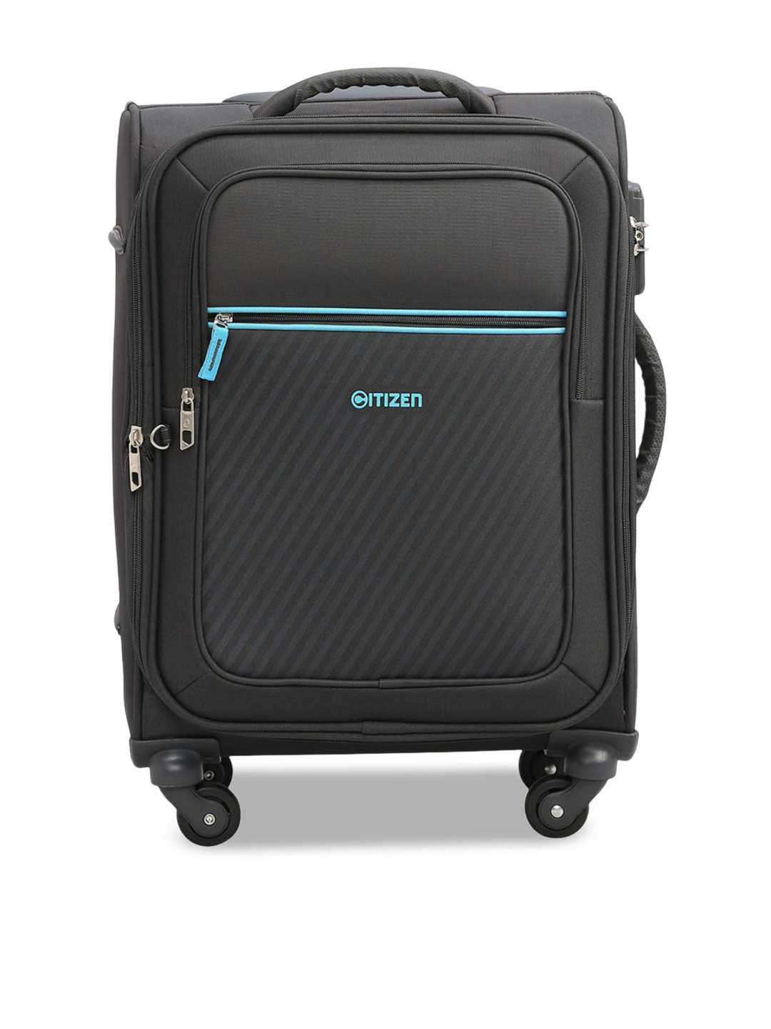 Citizen Striped Explorer Soft-Sided Cabin Trolley Suitcase