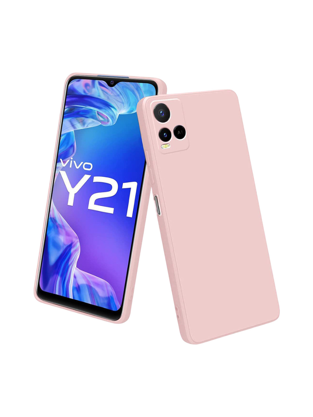 LIRAMARK Solid Vivo Y21 Back Case Mobile Accessories