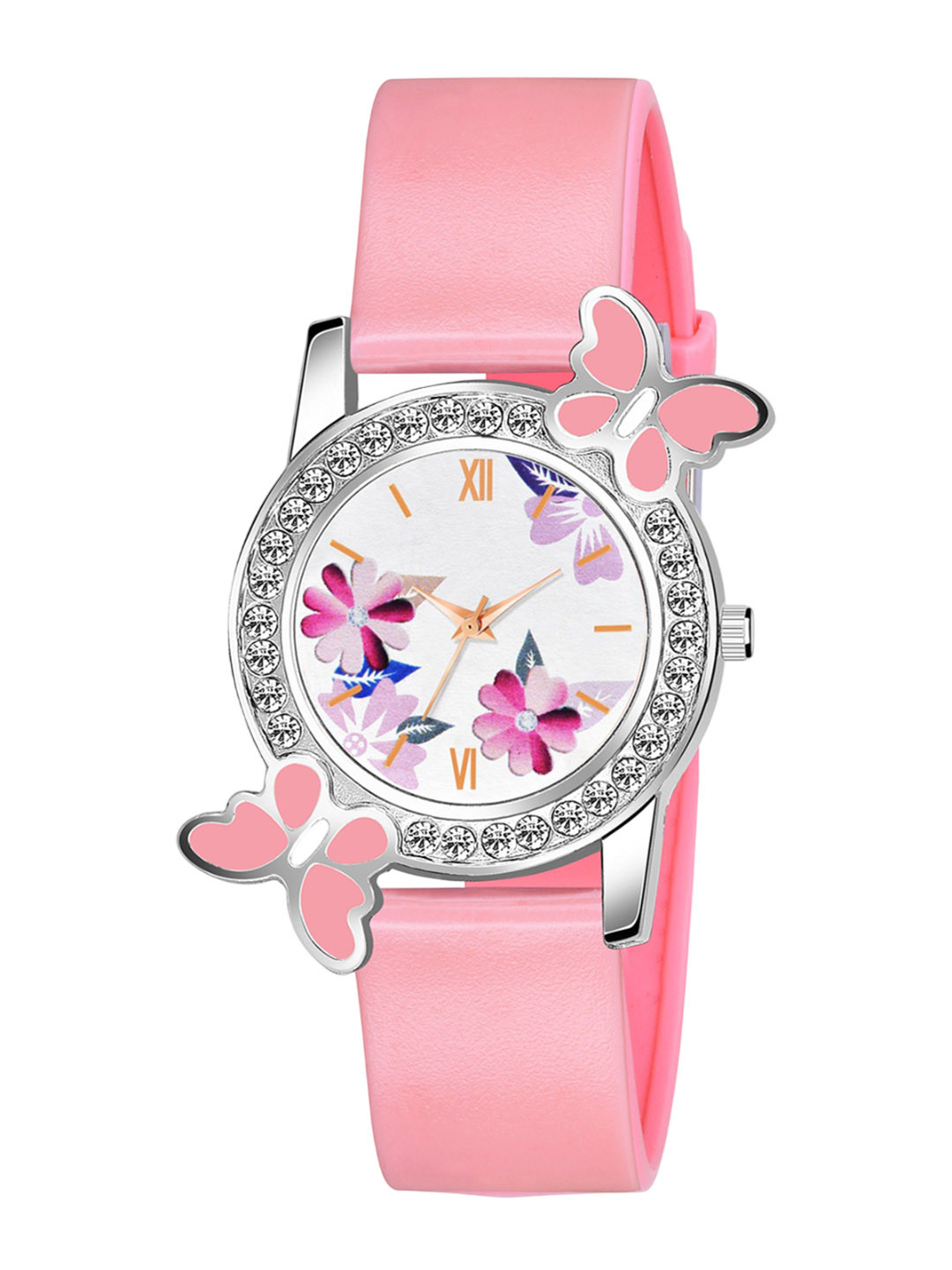 Gopal Shopcart Unisex Bracelet Style Straps Reset Time Analogue Watch 328 PINK Fosil