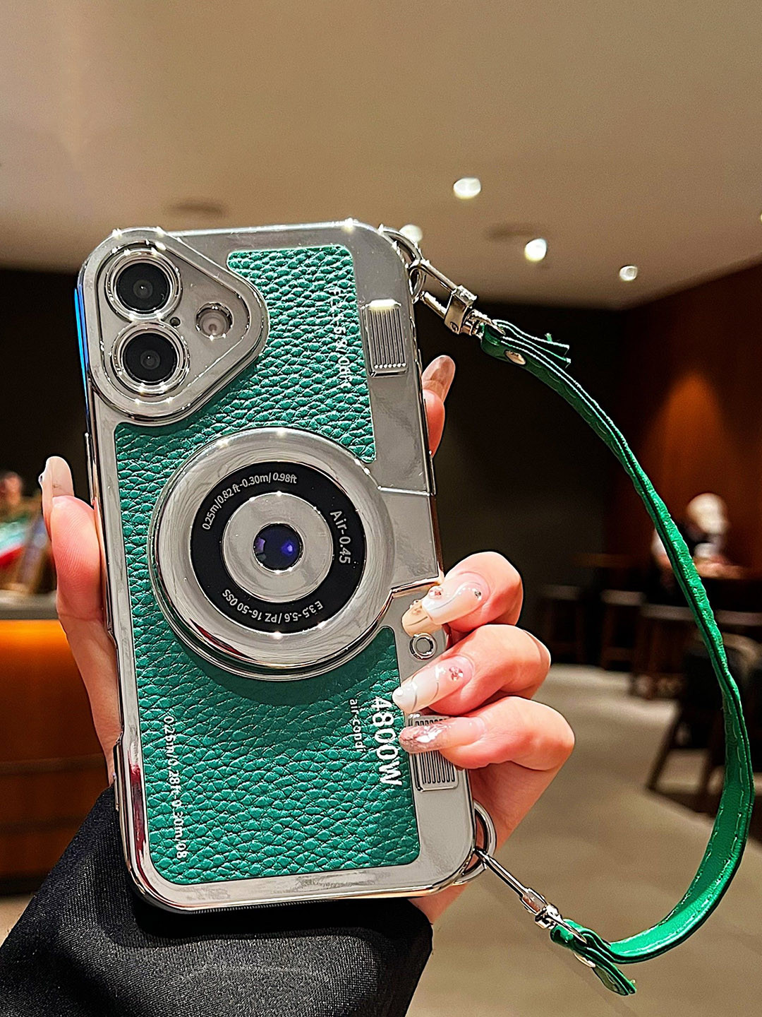 Luxury Kase Unisex Retro Vintage Camera Style PU Leather Case Mobile Accessories