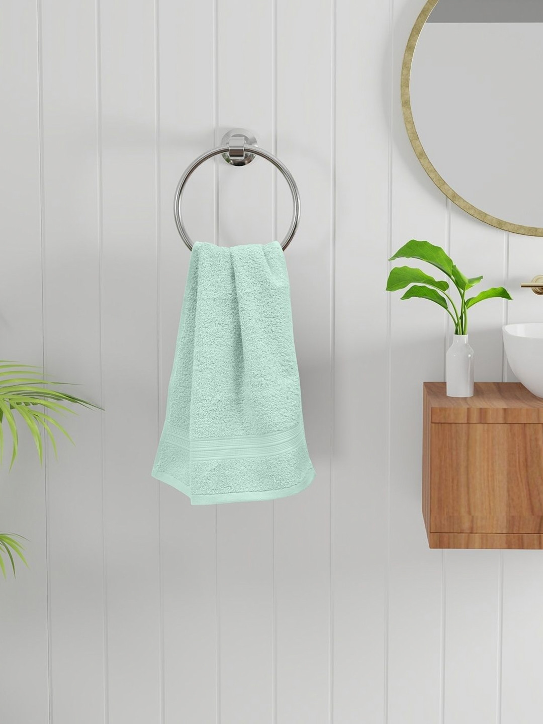 Bichauna Pack Of 2 525 GSM Pure Cotton Hand Towels