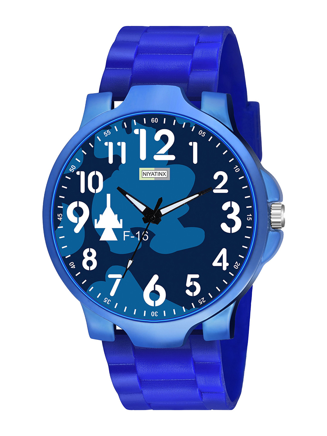 Gopal Shopcart Unisex Printed Round Dial & Straps Analogue Watch 3KANBLU F16 D CD