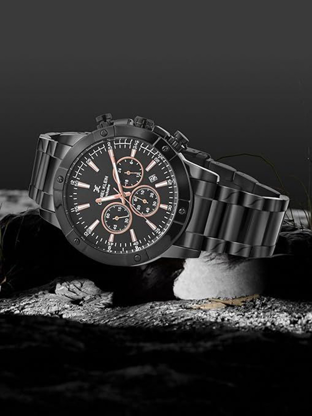 Daniel Klein Exclusive Men Solid Round Foldover Regular Analogue Watch - DKX.1.14095-2