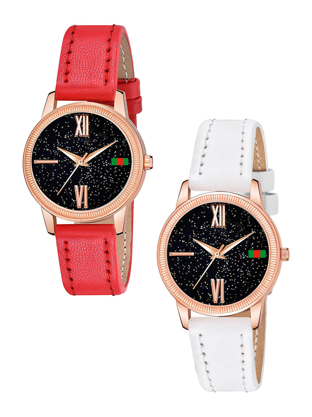 Gopal Shopcart Unisex Printed Dial & Straps Analogue Watch C25RG Roman RED WH L