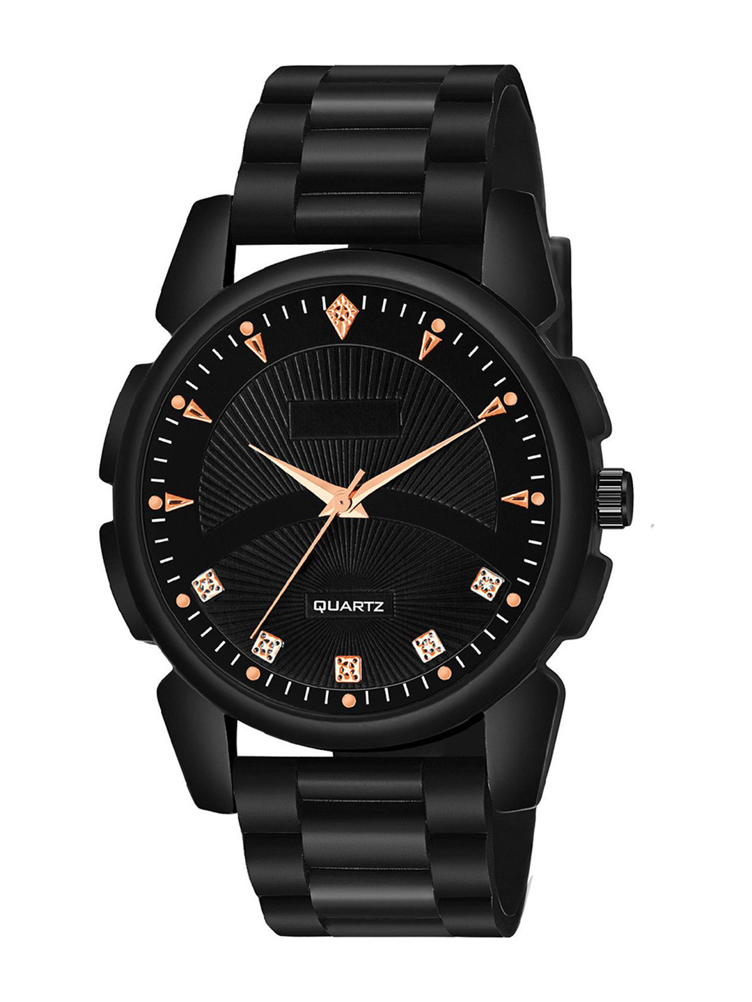 Gopal Shopcart Unisex Dial & Bracelet Style Straps Analogue Watch J16 BLK C10BLK New PU