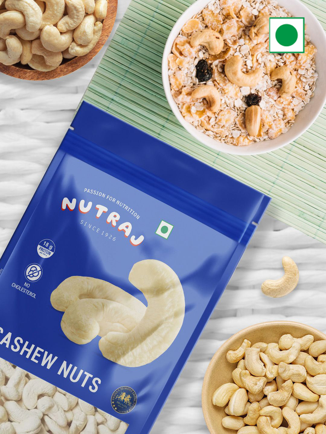 Nutraj Cashew Nuts - 1 Kg
