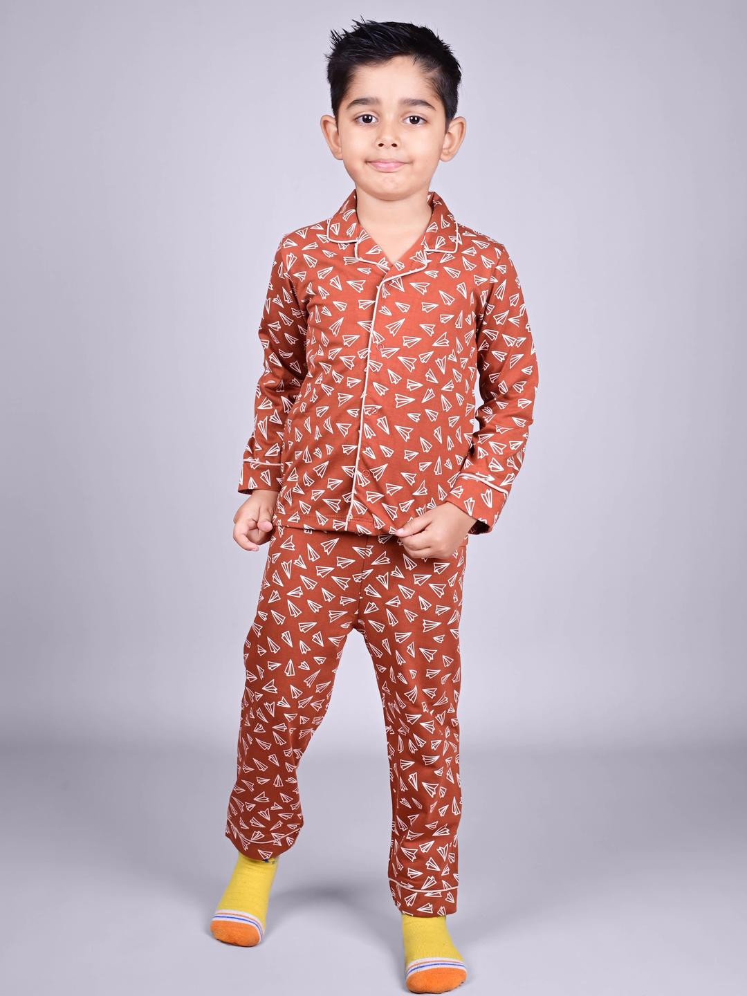 Dear to Dad Boys Brown Clothing Set