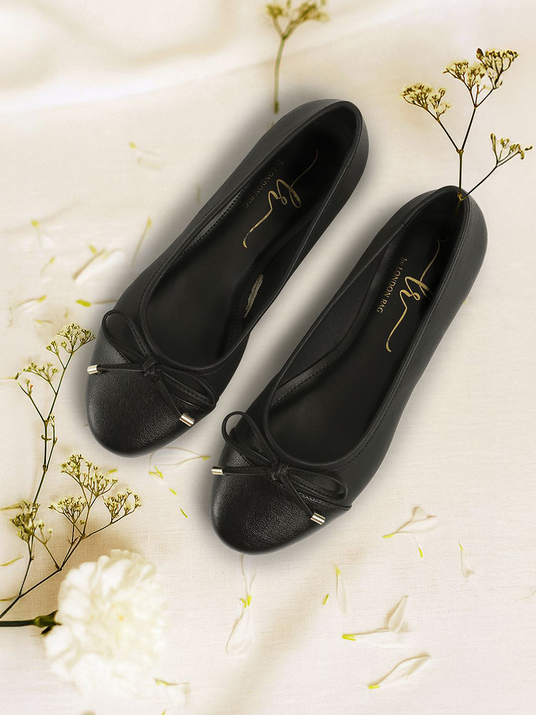 London Rag Women Slip On Flat Heel Ballerinas