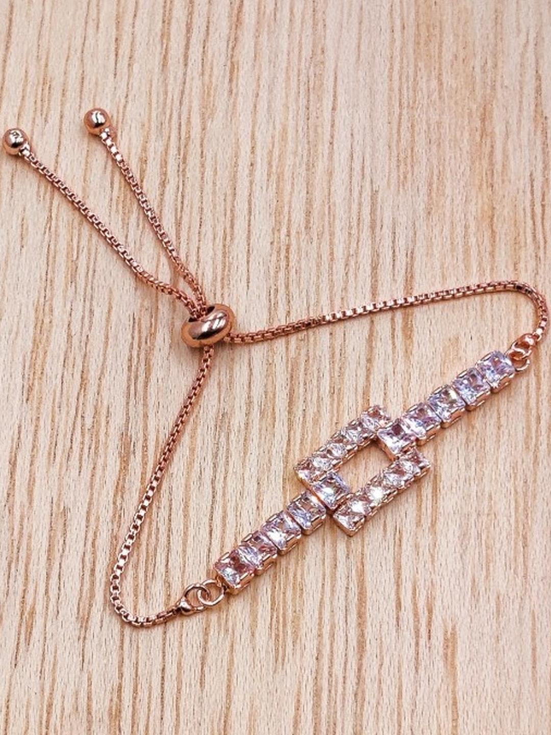 JK FASHION DEAL Women Rose Gold Bracelet