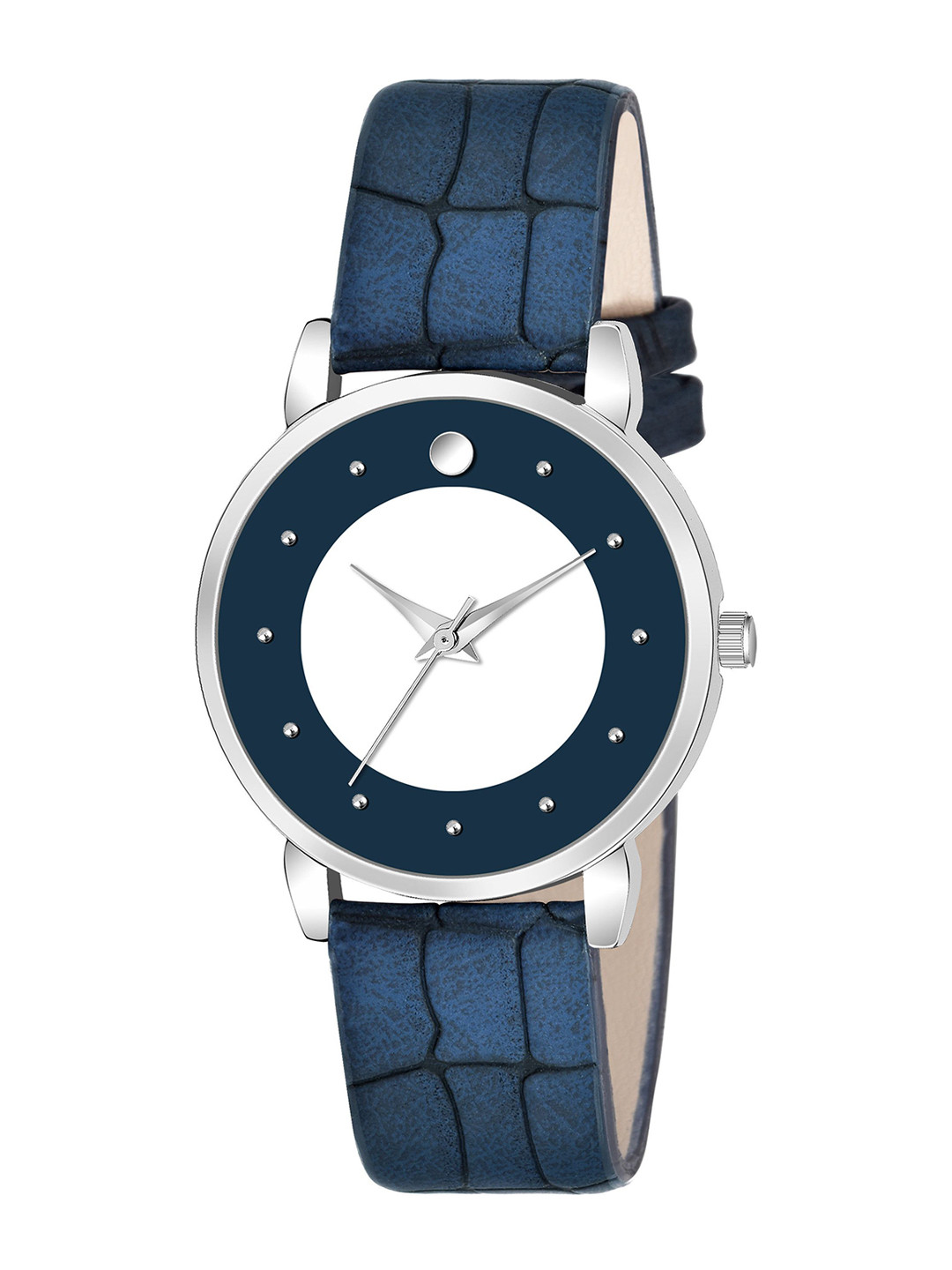 Gopal Shopcart Unisex Round Dial & Leather Textured Straps Analogue Watch MT-340