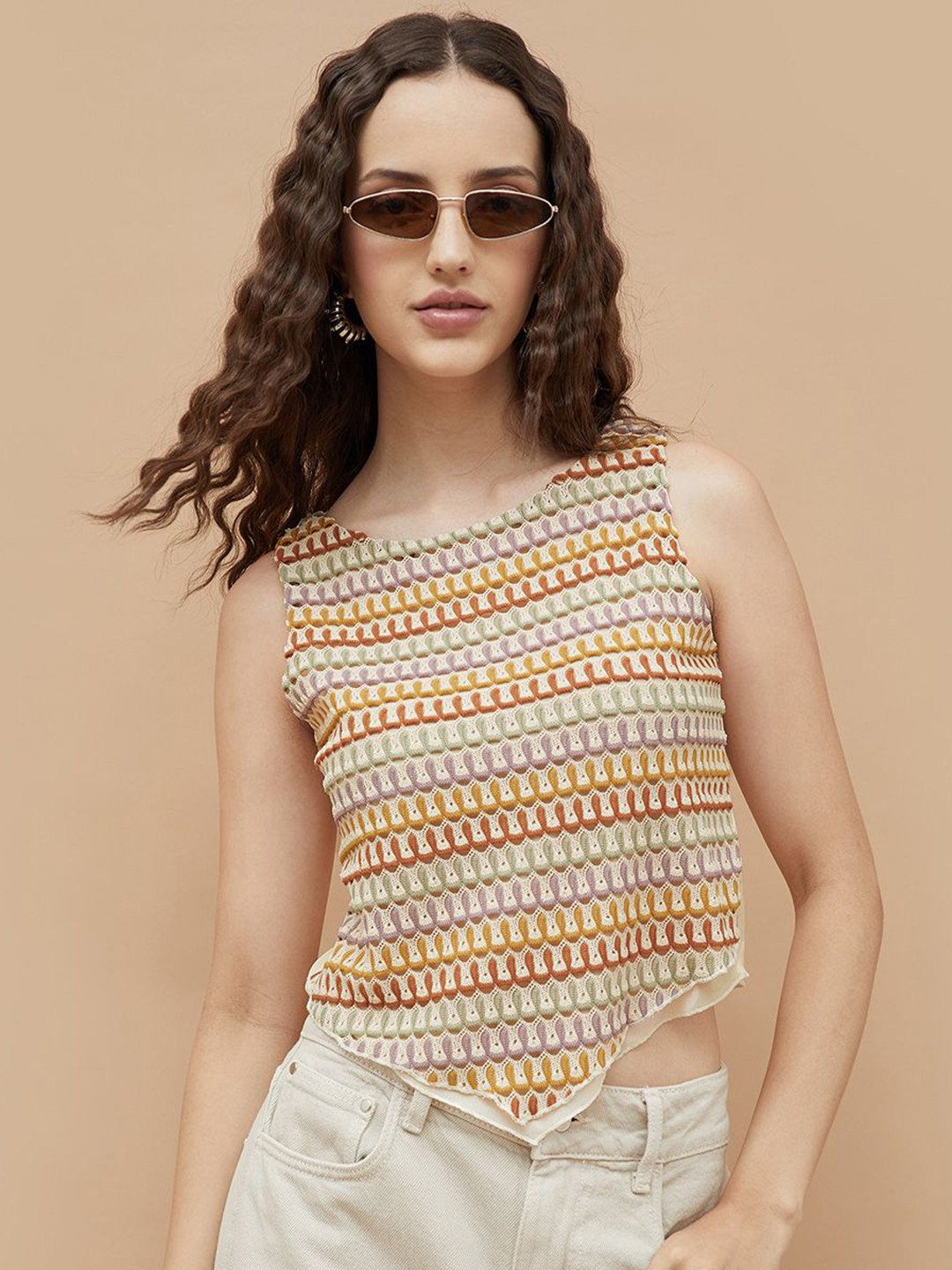 Ginger by Lifestyle Tribal Printed Round Neck T-shirt